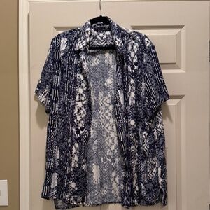 Sean John Printed Resort Beach Shirt